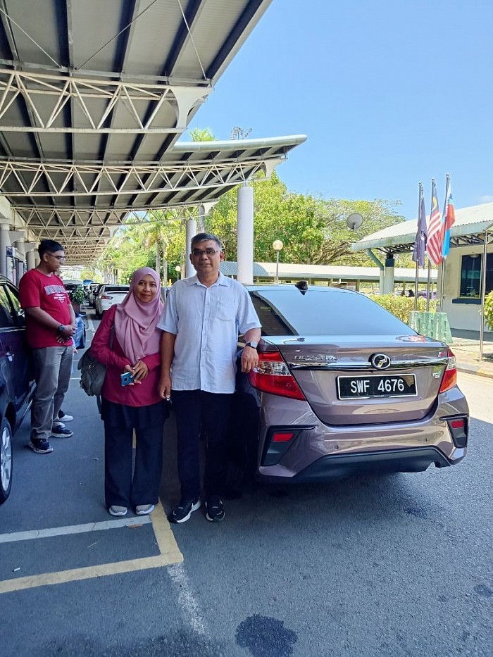 kereta sewa di Tawau airport